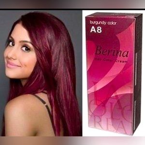 Berina permanent burgundy hair color